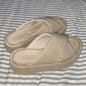 Paloma Barcelo Platform Sandals Made in Spain 39/8 US